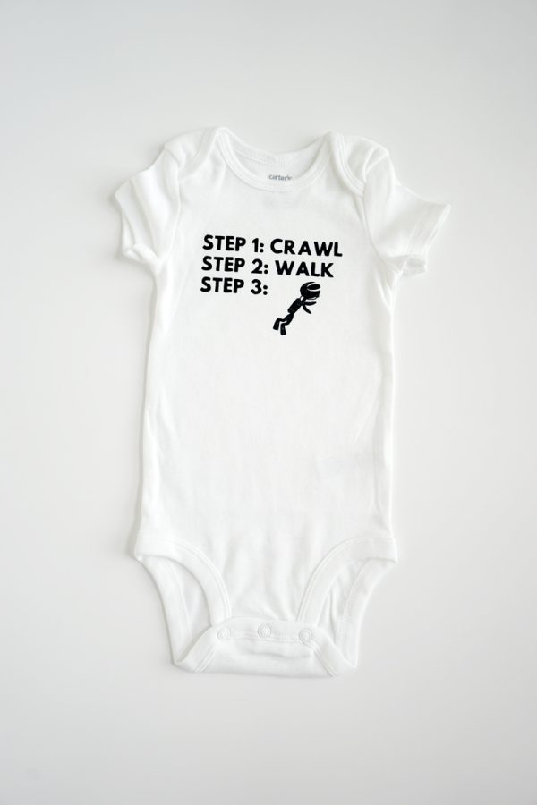 Scuba Diving Baby Onesie