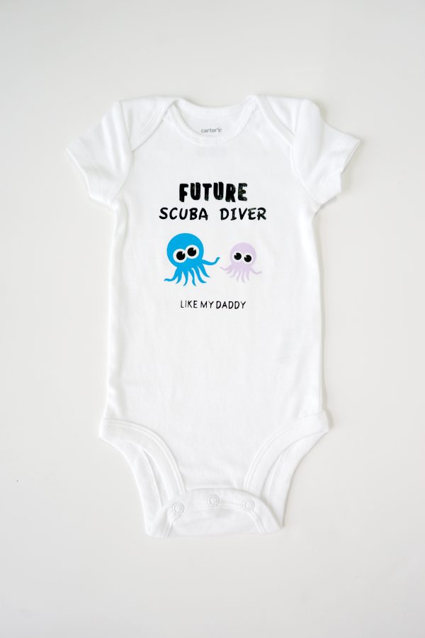 Scuba Diving Baby Onesie