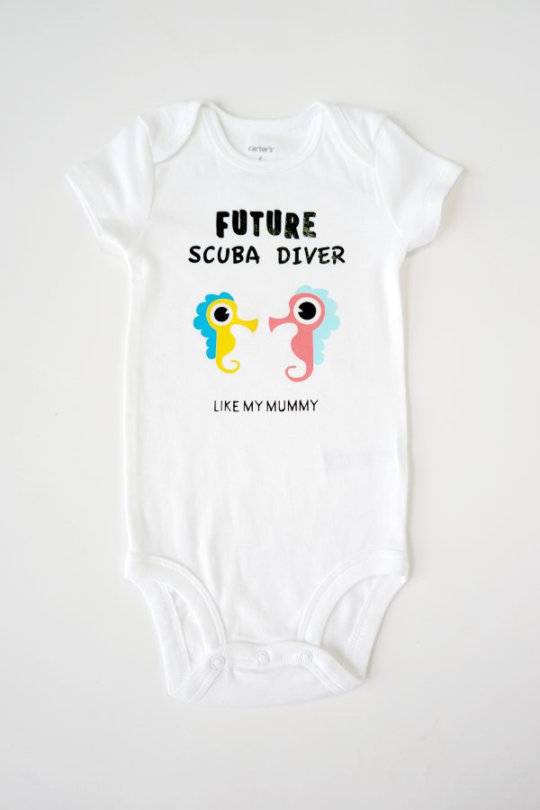 Scuba Diving Baby Onesie