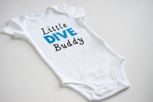 Scuba Diving Baby Onesie