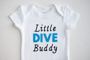 Scuba Diving Baby Onesie