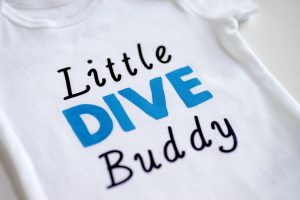 Scuba Diving Baby Onesie