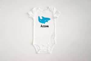 personalised baby onesie