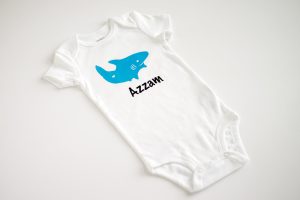 personalised baby onesie