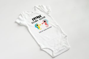 Scuba Diving Baby Onesie