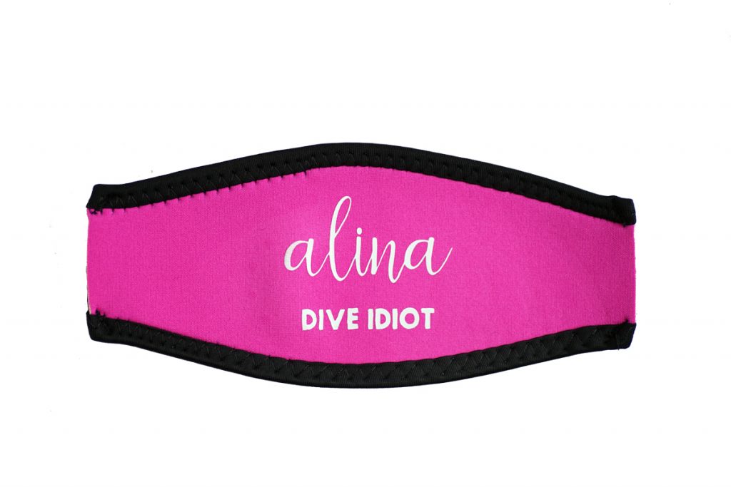 Custom Slap Straps Personalised Neoprene Scuba Mask Strap Covers
