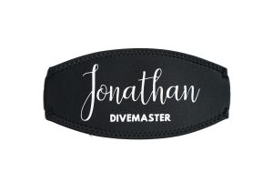 customised scuba mask strap cover