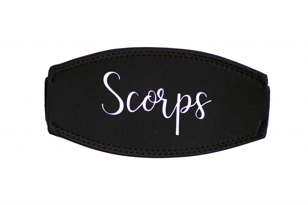 Customised Neoprene Slap Straps Personalised Scuba Mask Strap Cover