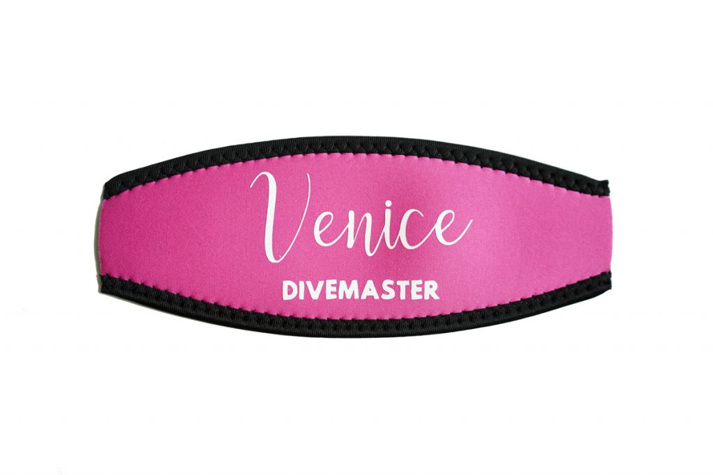 Personalised Scuba Mask Strap Cover Customised Neoprene Slap Strap