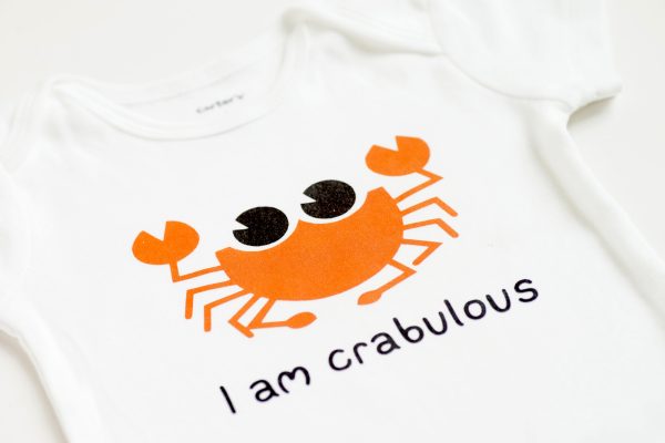 crab baby romper