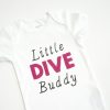 scuba diving baby girl