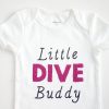 scuba diving baby girl