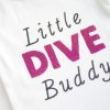 scuba diving baby girl