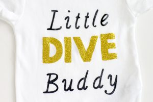 scuba diving baby bodysuit