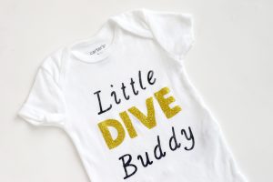 scuba diving baby bodysuit