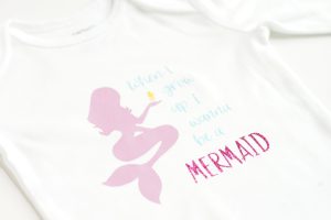 mermaid baby onesie