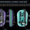 AKUANA Sonic 20/30lb single tank BCD set – Carbon Backplate - Image 14
